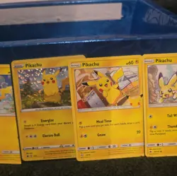 Pokemon Pikachu Card Bundle x7 – Multiple Pikachu Cards – Pokemon TCG Lot - Image 3