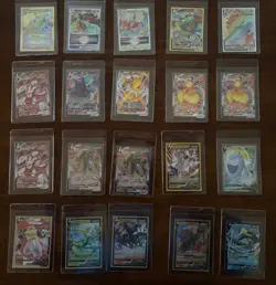 English Pokemon TCG Card Lot - 150+ Cards VMAX/V/EX/Art Rare/Holo Lot - Image 1