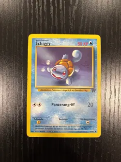 Pokemon Team Rocket German Squirtle Schiggy Common Regular Card 68/82 1999 - Image 1