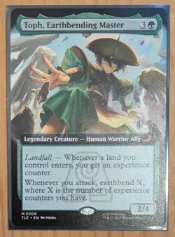 Toph, Earthbending Master (Extended Art) - 209 / NM / English MTG - Image 1