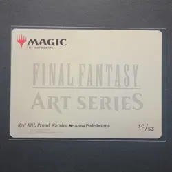 Red XIII, Proud Warrior - Art Series 30/53 - Final Fantasy MTG - Art Card - Image 2