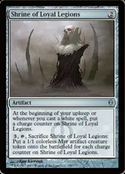 Shrine of Loyal Legions - Foil NM, English MTG New Phyrexia - Image 1