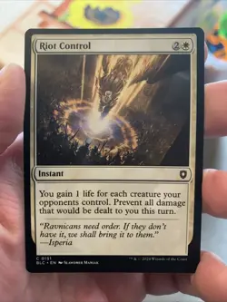 Riot Control (C) Commander: Bloomburrow 151 NM - Image 1