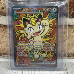 Meowth ex 121/088 ENGLISH Special Illustration Rare - Perfect Order SIR Pokemon - Image 1
