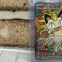 Meowth ex 121/088 ENGLISH Special Illustration Rare - Perfect Order SIR Pokemon - Image 5