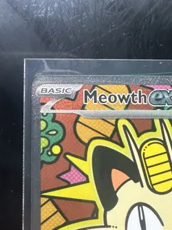 Pokemon Meowth ex Full Art Holo SIR 121/088 Perfect Order Set - Image 2