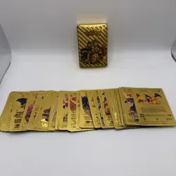 Pokemon Gold Foil Trading Card Deck 54 Cards - Image 2