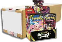 Pokemon TCG ME3 Mega Evolutions Perfect Order Booster Box X6 Sealed Case - Image 1