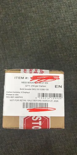 Pokemon TCG ME3 Mega Evolutions Perfect Order Booster Box X6 Sealed Case - Image 2