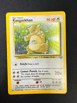 Kangaskhan - 5/64 - Holo Rare - Unlimited Edition Jungle (MP) Pokemon - Image 1