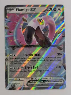 Flamingo Ex 160/191 Double Rare Holo Pokemon TCG Surging Sparks NM - Image 1
