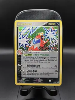 2005 Pokemon Crawdaunt 6/107 EX Deoxys Reverse Holo Rare NM - Image 1