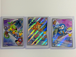 Pokemon TCG First Partner Illustration Collection Series 1 Gen 4 Sinnoh Starters - Image 1