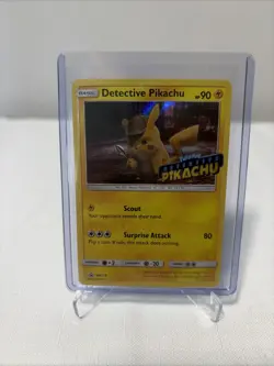 Detective Pikachu SM170 STAMPED Holo Black Star Promo Pokemon - Image 1