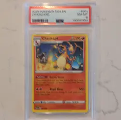 Pokemon TCG Charizard 001/015 McDonald's 2024 Promo Regular EN PSA 8 2025 - Image 1