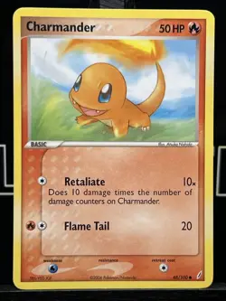 Pokemon TCG Charmander - EX Crystal Guardians 48/100 Regular Common LP - Image 3
