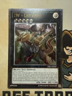 ZW - Leo Arms CBLZ-EN047 Ultimate Rare Unlimited YuGiOh! NM EURO - Image 2