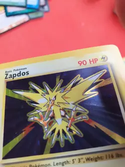 Zapdos 16/102 Pokemon TCG Base Set (1999) HOLO Rare NM - Image 5
