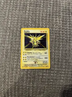 Zapdos 16/102 Holo Base Set 1999 Lightly Played Pokemon Card - Image 1