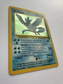 Pokemon TCG Articuno Fossil Holo 2/62 Rare Unlimited, Excellent Condition ✨ - Image 2