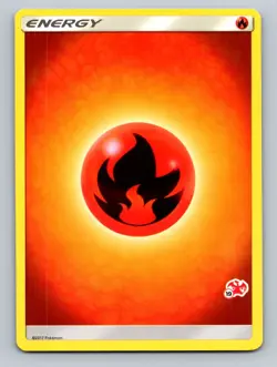 Fire Energy (#19 Charizard Stamped) Promo Battle Academy #19 tcg Pokemon Card NM - Image 1