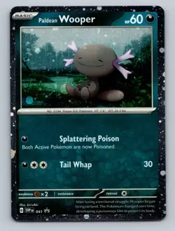 Paldean Wooper Promo SV: Scarlet & Violet Promo Cards #041 Cosmo Holo Pokemon NM - Image 1