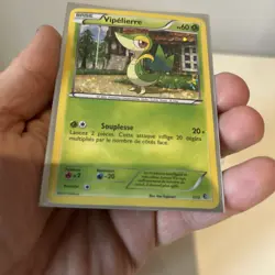 Snivy 1/12 McDonald’s FRENCH PROMO 2011 Vipelierre Pokemon Card NM Holo - Image 3