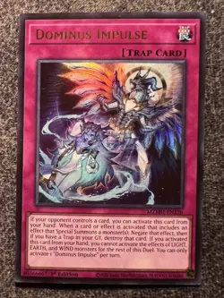 Yugioh Dominus Impulse MZMU-EN126 Ultra Rare 1st Edition NM - Image 1