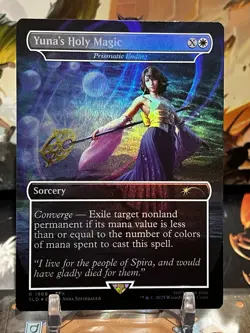 MTG | Yuna's Holy Magic - Prismatic Ending✨FOIL✨ [Secret Lair FINAL FANTASY] - Image 1