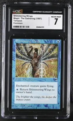 MTG Magic: The Gathering English Shimmering Wings 1997 Tempest CGC 7 - Image 1