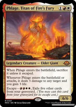 Phlage, Titan of Fire's Fury [MH3 - 197] - NM [Normal] TCG MTG - Image 1