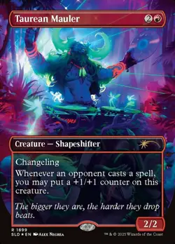 1 x Taurean Mauler - Double Rainbow Foil - Secret Lair - NM-Mint - MTG - Image 1