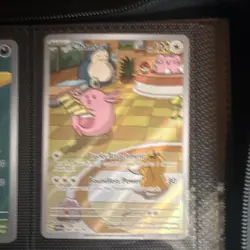 Pokemon Chansey Illustration Rare Full Art Holo 187/167 Sv06 Twilight Masquerade - Image 1