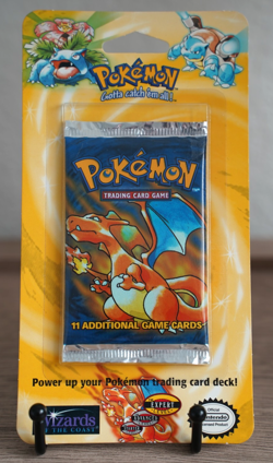 Pokemon 1999 WOTC Base Set Unlimited Booster Blister Pack Charizard Vintage - Image 1