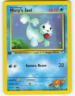 Misty's Seel - 1st Edition - 88/132 Gym Heroes- WOTC - Pokemon TCG - 2000 - Image 1