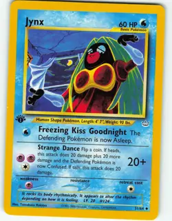 Jynx - 1st Edition - 31/64 Neo Revelation - Pokemon TCG - 2001 - Image 1