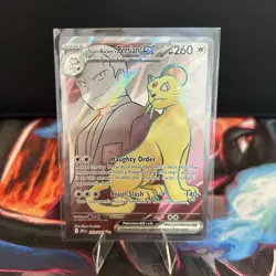 Pokemon Card Team Rocket's Persian ex 219/182 Ultra Rare Destined Rivals NM - Image 1