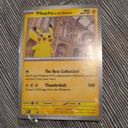 Pokemon Pikachu at the Museum - Natural History Museum - Jumbo Promo - Sealed - Image 1