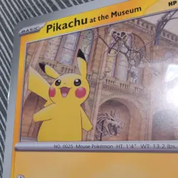 Pokemon Pikachu at the Museum - Natural History Museum - Jumbo Promo - Sealed - Image 2