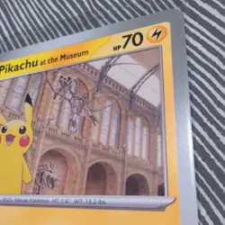 Pokemon Pikachu at the Museum - Natural History Museum - Jumbo Promo - Sealed - Image 3