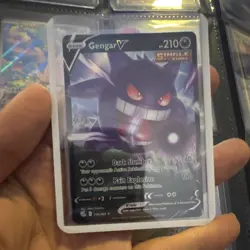 Pokemon Gengar V 156/264 Fusion Strike Ultra Rare NM Single Strike Holo - Image 1