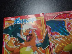 Pokemon Marumiya Promo Holo Prism Sticker Charizard x2 #6352 - Image 2