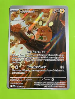 MISCUT ERROR Pokemon DEDENNE 093/088 - Perfect Order - Illustration Rare - Image 1