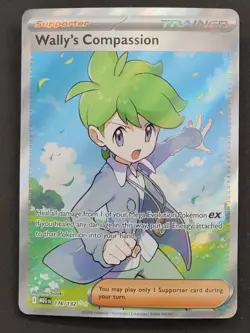 Wally's Compassion 176/132 Ultra Rare Mega Evolution Pokemon TCG - Image 1