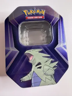 Pokemon TCG Triple Whammy Collector's Tin - Tyranitar - EMPTY NO PACKS - Image 1