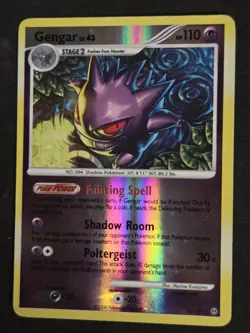Gengar 18/100 Reverse Holo Rare - DP Stormfront - LP - Image 1