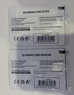 Pikachu 25/165 & Eevee 133/165 - Pokemon Together Promo - Sealed - Image 2