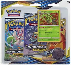 Unbroken Bonds 3 pack 24 Blister Case Sealed Pokemon 2019 Sceptile & Typhlosion - Image 4