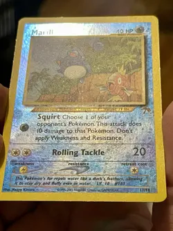 Marill - 2001 southern islands POKEMON excellent condition - LP - Swirl - Image 4