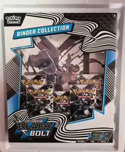 Pokemon TCG Black Bolt Binder Collection Box New & Sealed - Image 1
